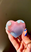 Natural Swazi Agate Heart Carving | Beautiful Patterns | Healing Crystal & Home Décor