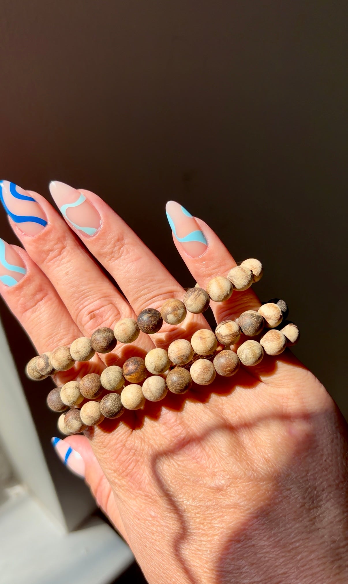 Gongmu Wood Beaded Bracelet