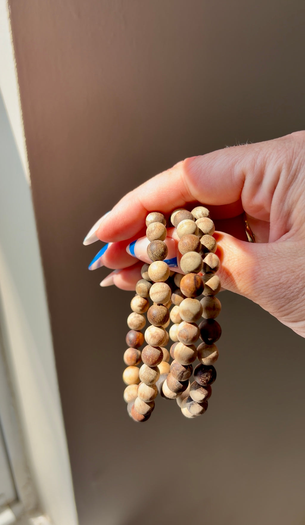 Gongmu Wood Beaded Bracelet