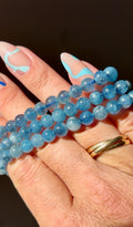 Aquamarine Beaded Bracelet