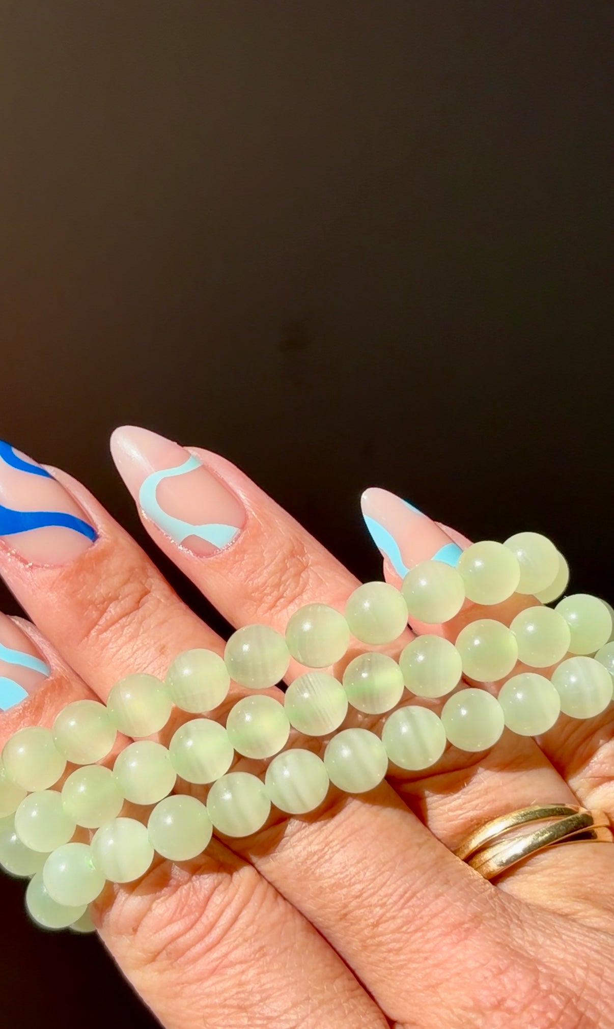 Green Calcite Beaded Bracelet