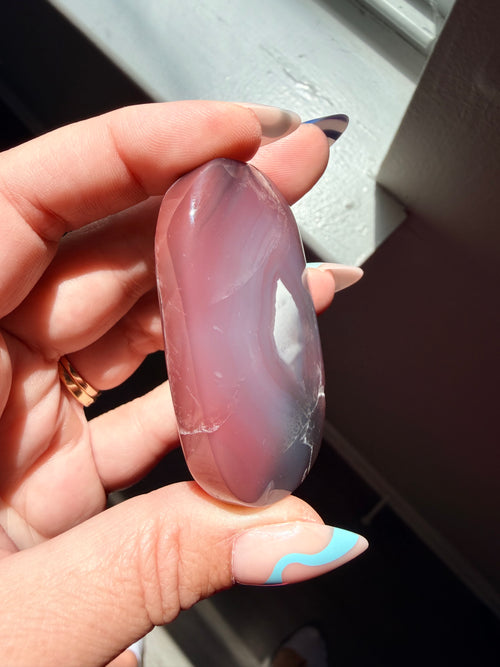 Beautiful Swazi Agate Palm Stone | Unique Earth-Toned Crystal for Meditation & Healing