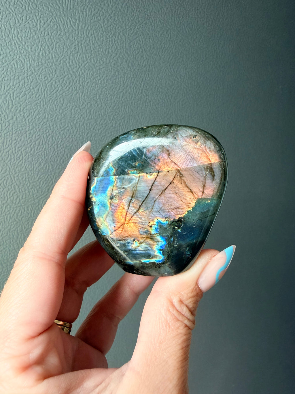 Stunning Flashy Labradorite Freeform | High Flash Natural Crystal Display Stone | Home Decor