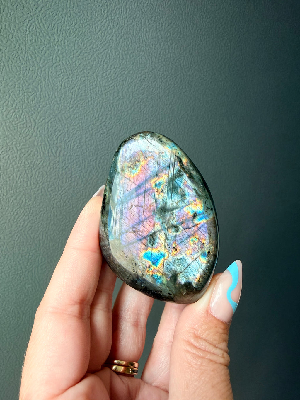 Stunning Flashy Labradorite Freeform | High Flash Natural Crystal Display Stone | Home Decor