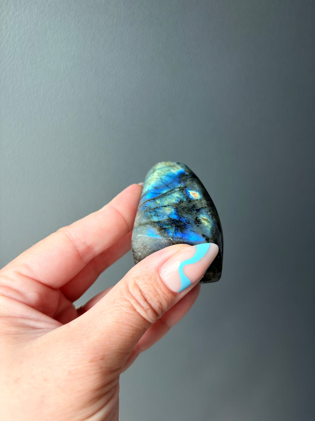 Stunning Flashy Labradorite Freeform | High Flash Natural Crystal Display Stone | Home Decor