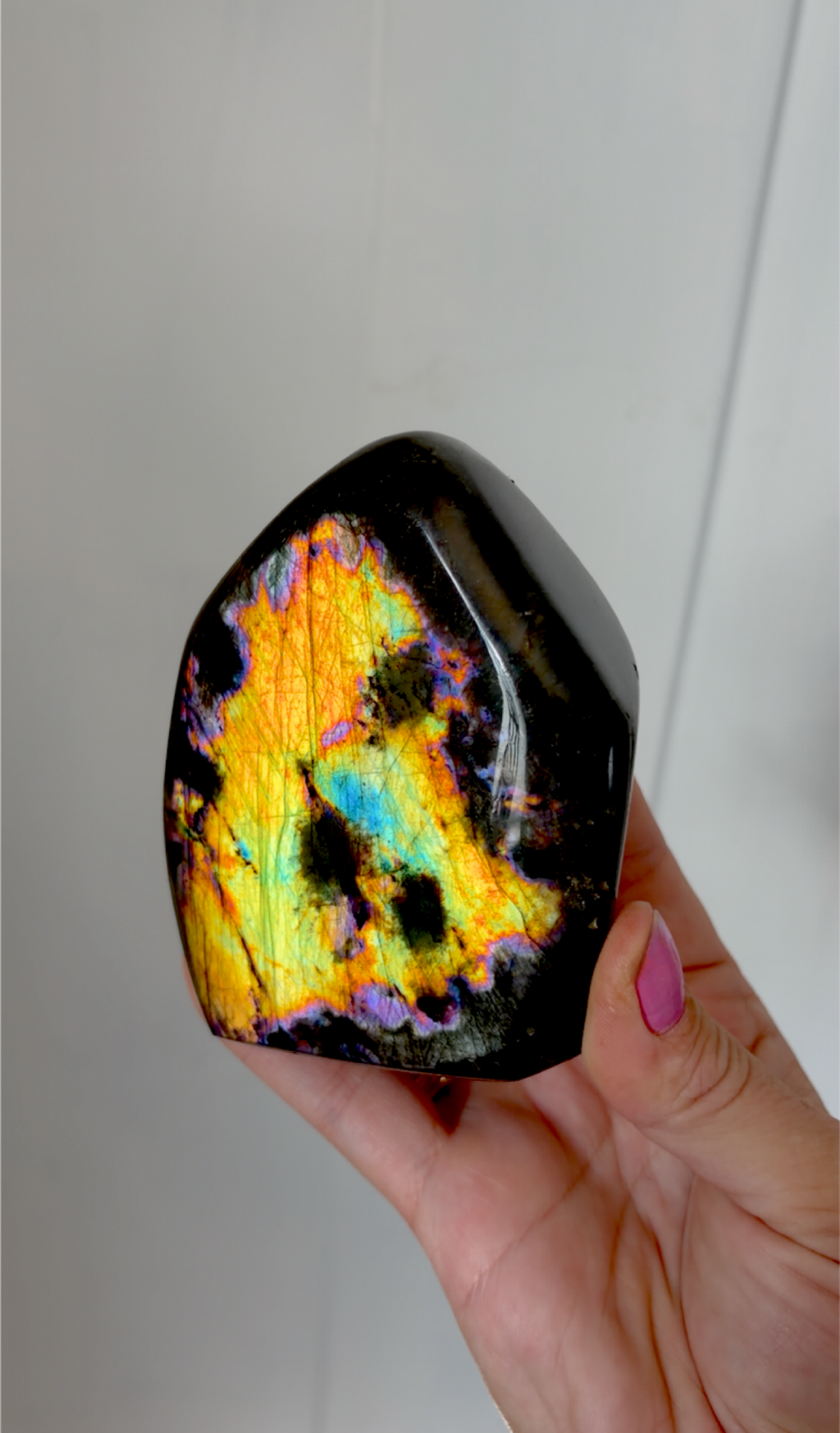 Stunning Flashy Labradorite Freeform | High Flash Natural Crystal Display Stone | Home Decor