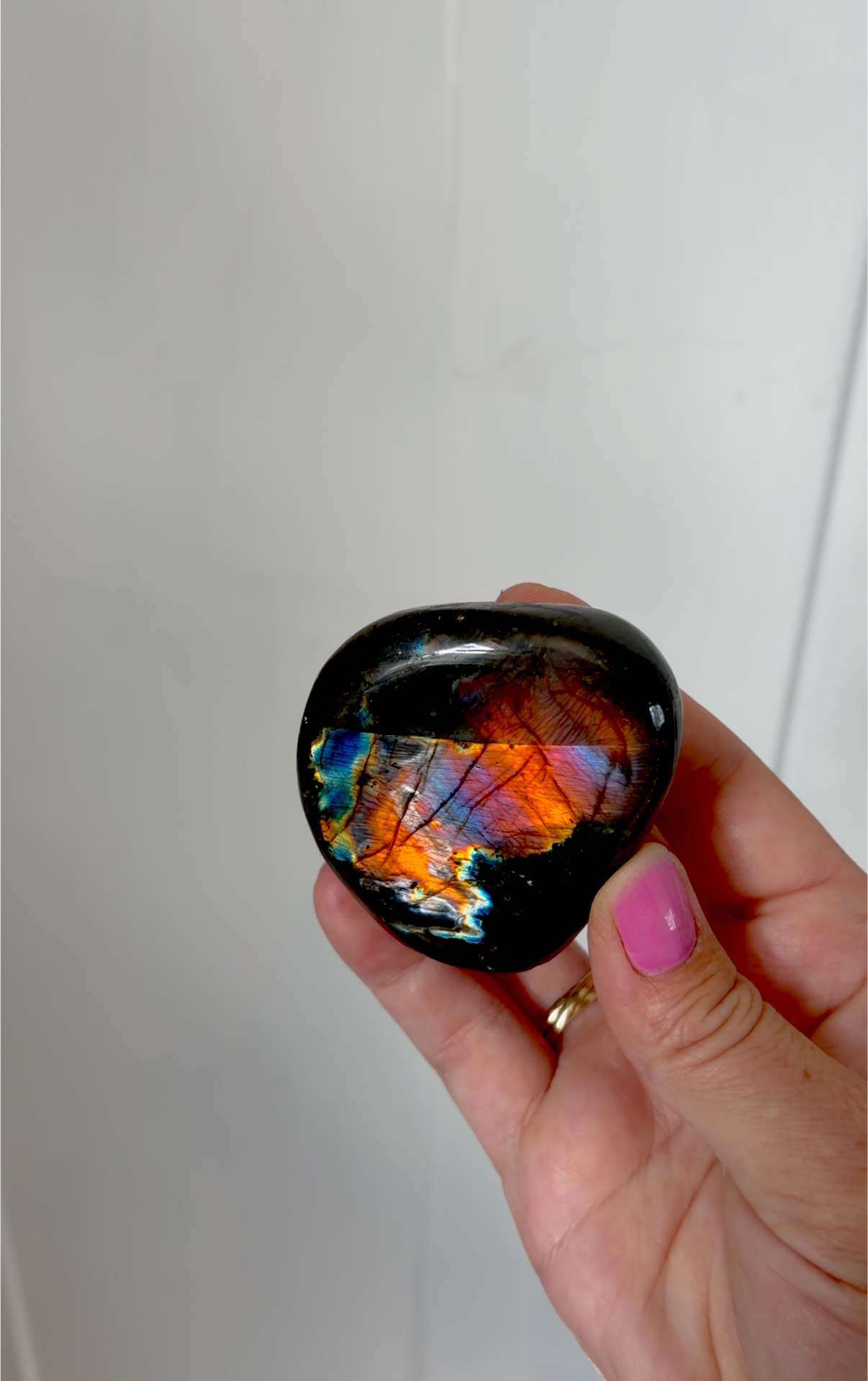 Stunning Flashy Labradorite Freeform | High Flash Natural Crystal Display Stone | Home Decor