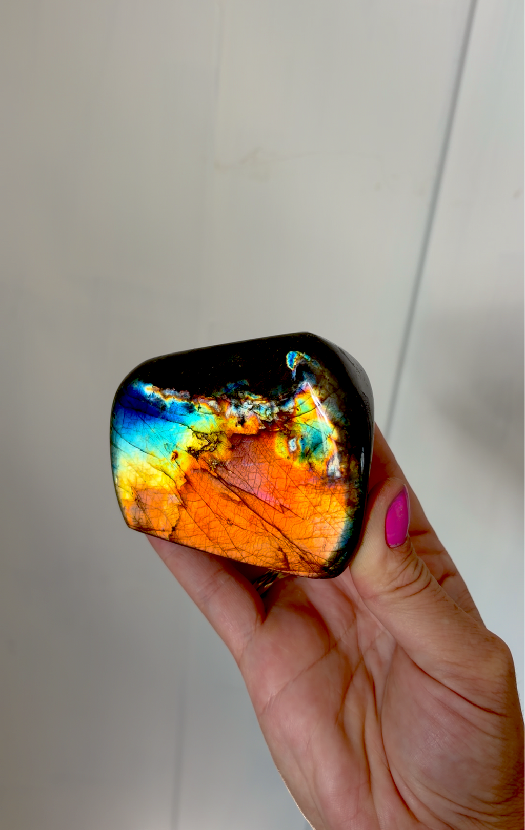 Stunning Flashy Labradorite Freeform | High Flash Natural Crystal Display Stone | Home Decor