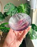 Vibrant Natural Fluorite Bowl | Gorgeous Purple and Teal Crystal | Home Décor & Altar