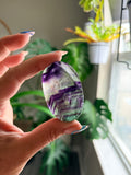 Rainbow Fluorite Palm Stone