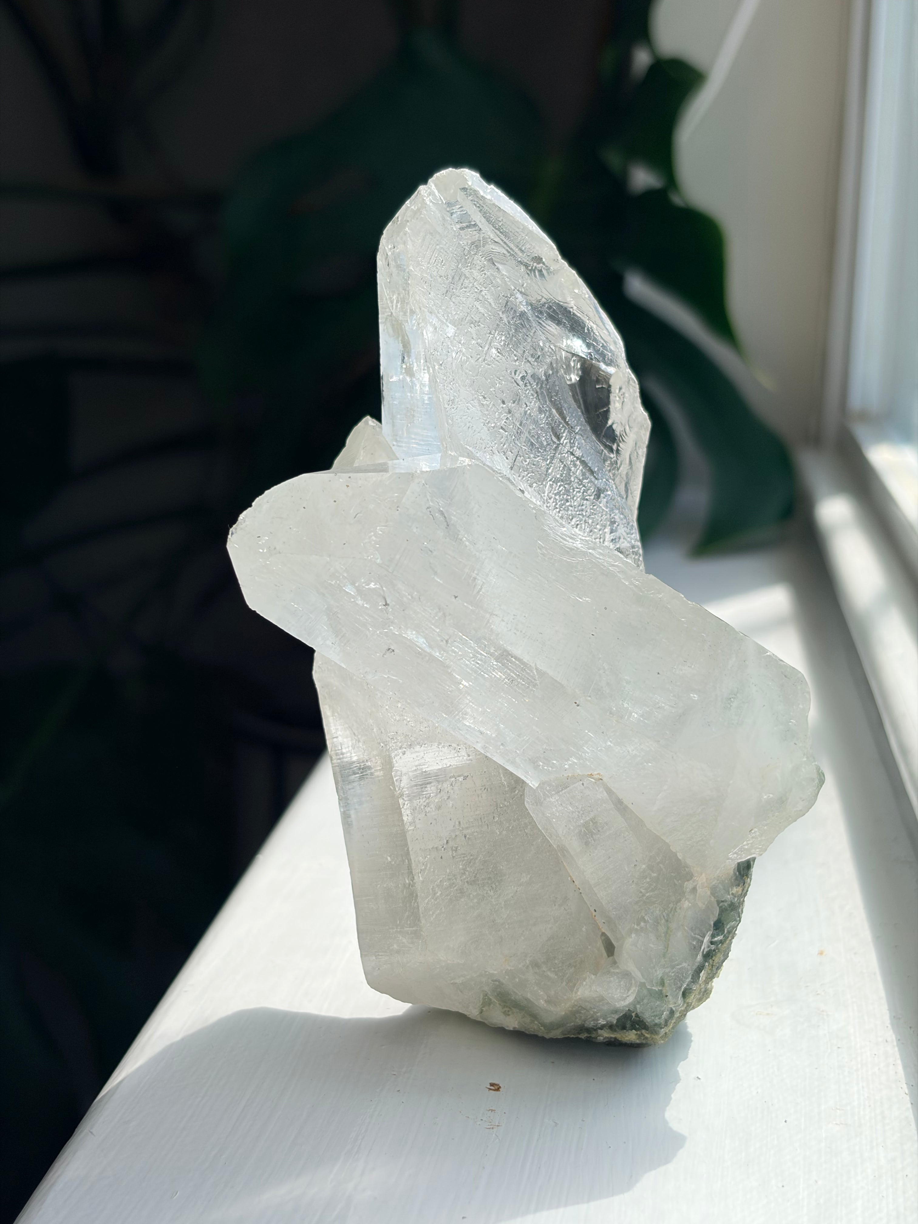 Raw Himalayan Quartz with Chlorite & Anatase
