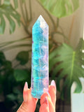 Rainbow Fluorite Pencil Tower