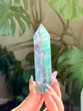 Rainbow Fluorite Pencil Tower