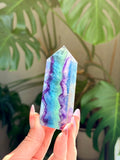 Rainbow Fluorite Rectangle Tower