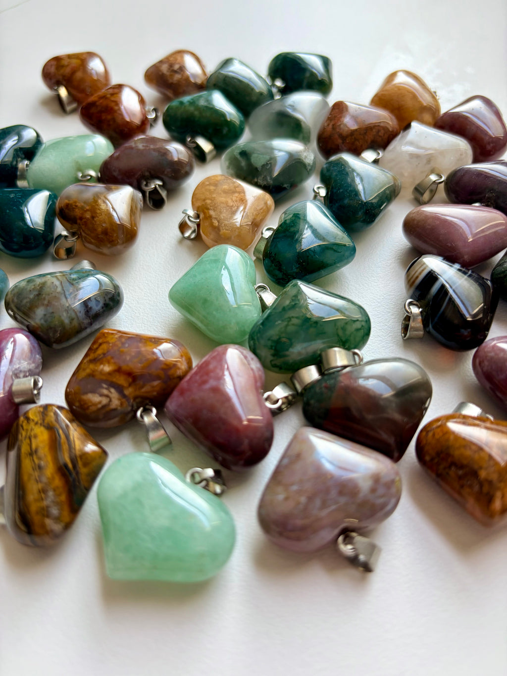 Intuitively Chosen Crystal Heart Pendant