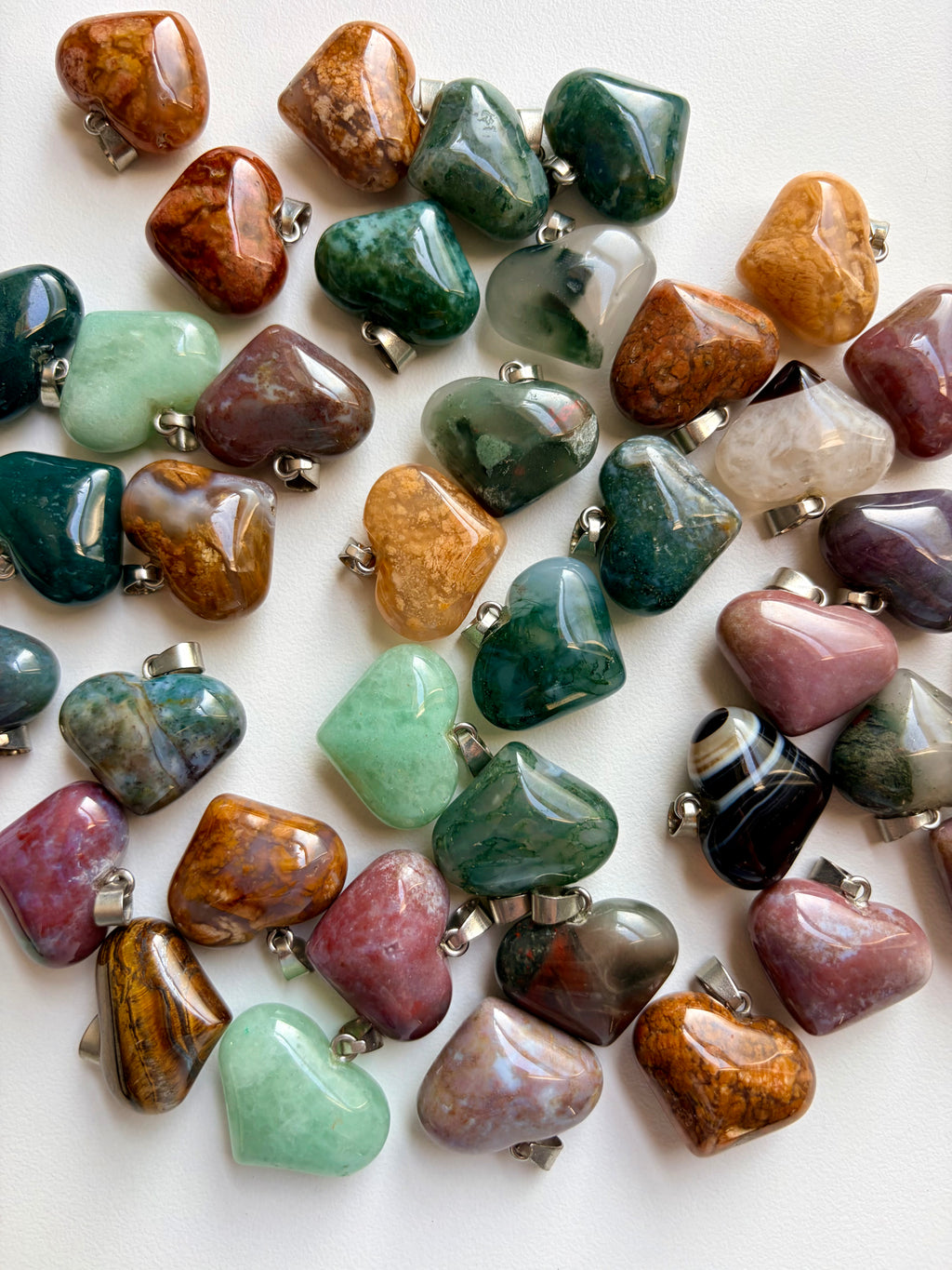 Intuitively Chosen Crystal Heart Pendant