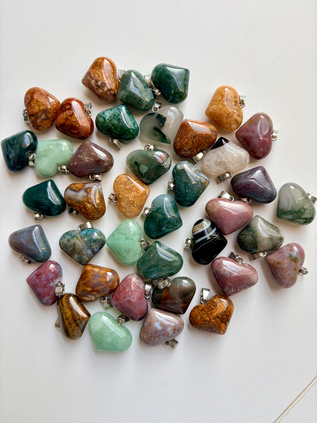 Intuitively Chosen Crystal Heart Pendant