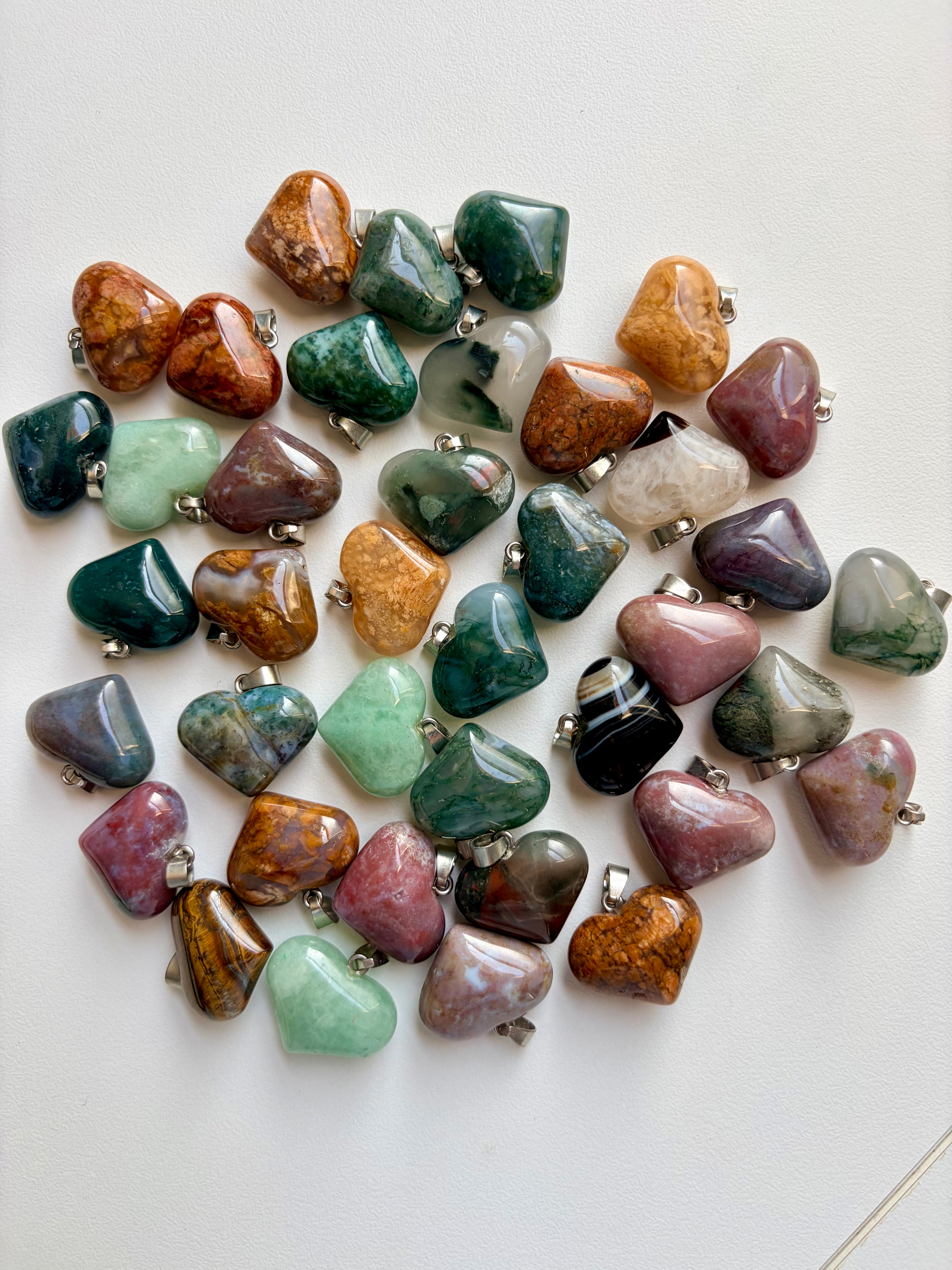 Intuitively Chosen Crystal Heart Pendant