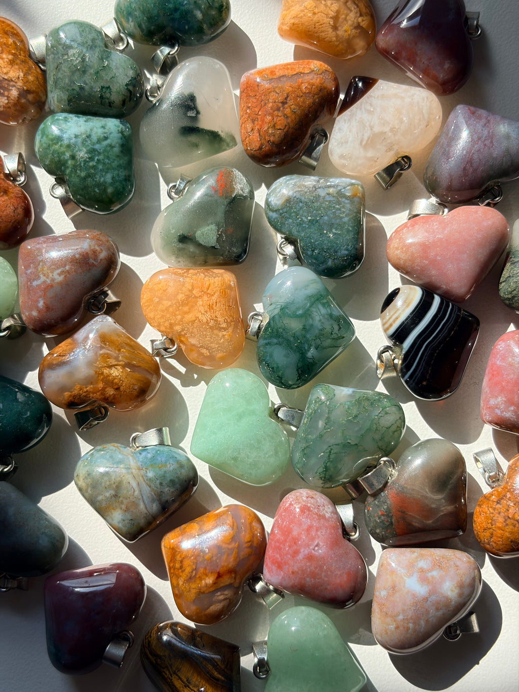 Intuitively Chosen Crystal Heart Pendant