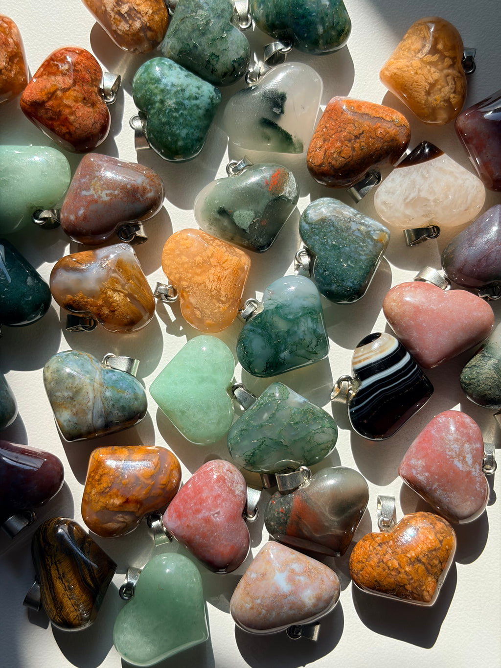 Intuitively Chosen Crystal Heart Pendant