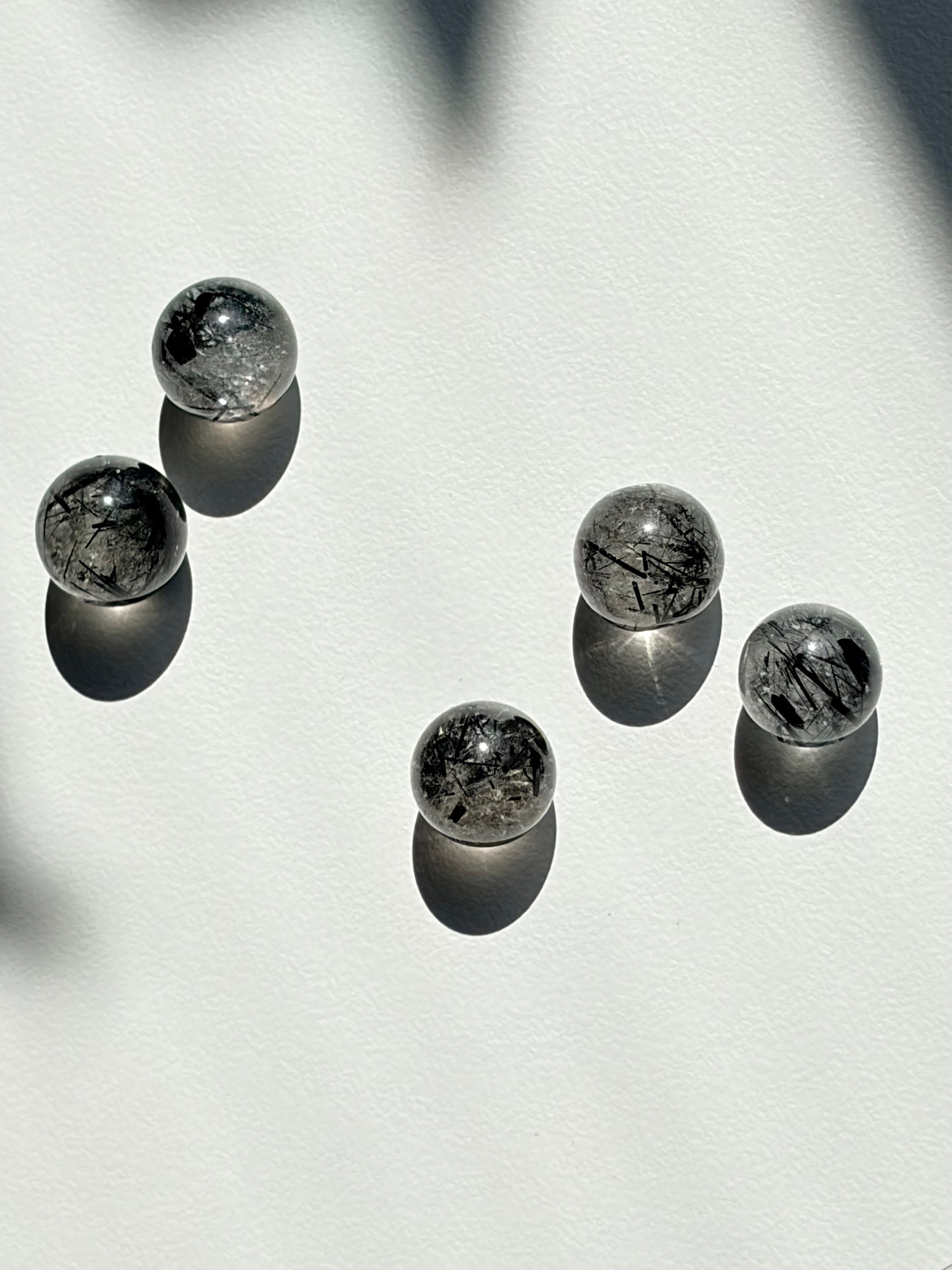 Mini Black Tourmaline in Quartz Sphere