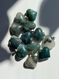 Moss Agate Heart Pendant