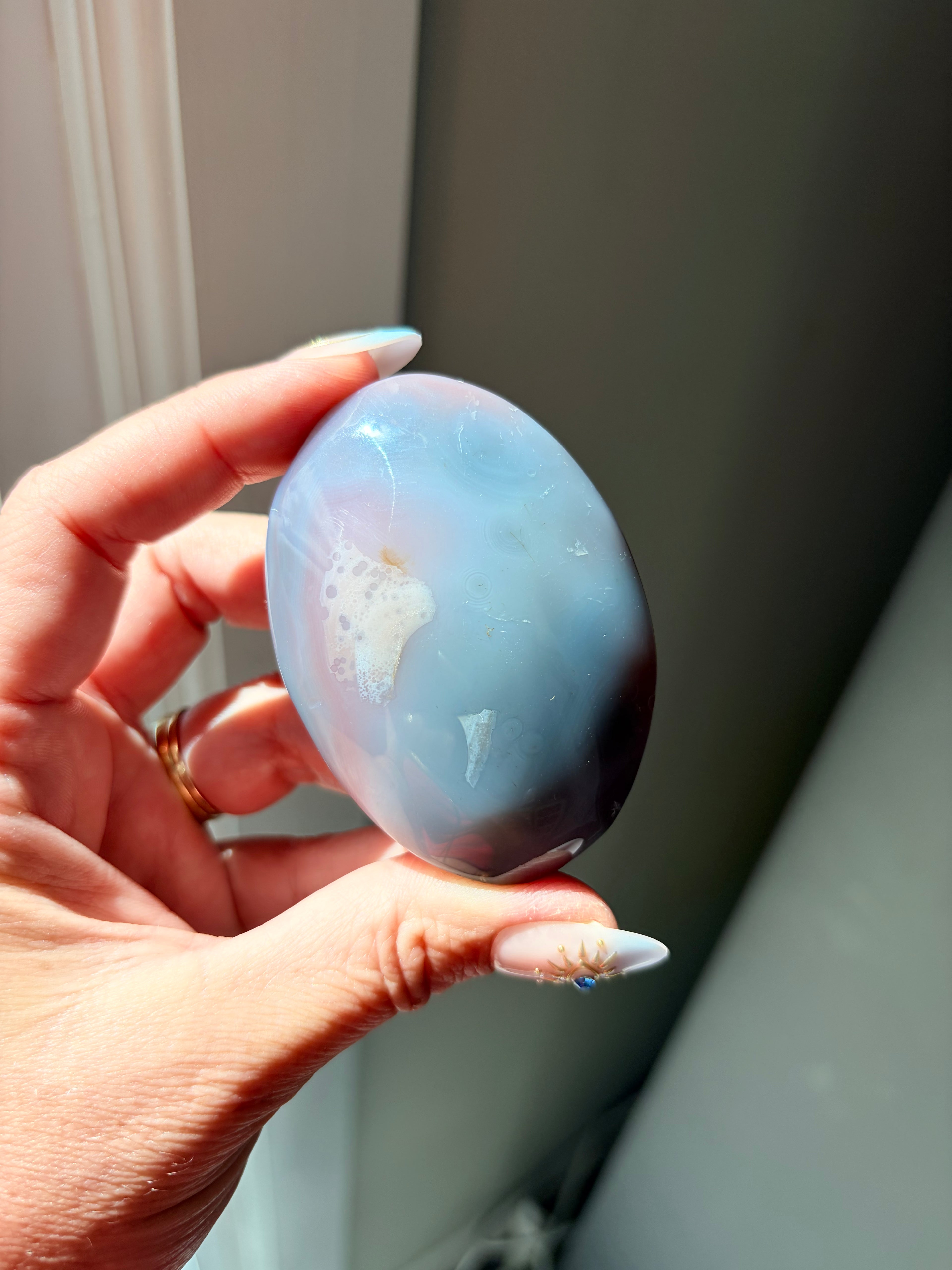 Swazi Agate Palm Stone