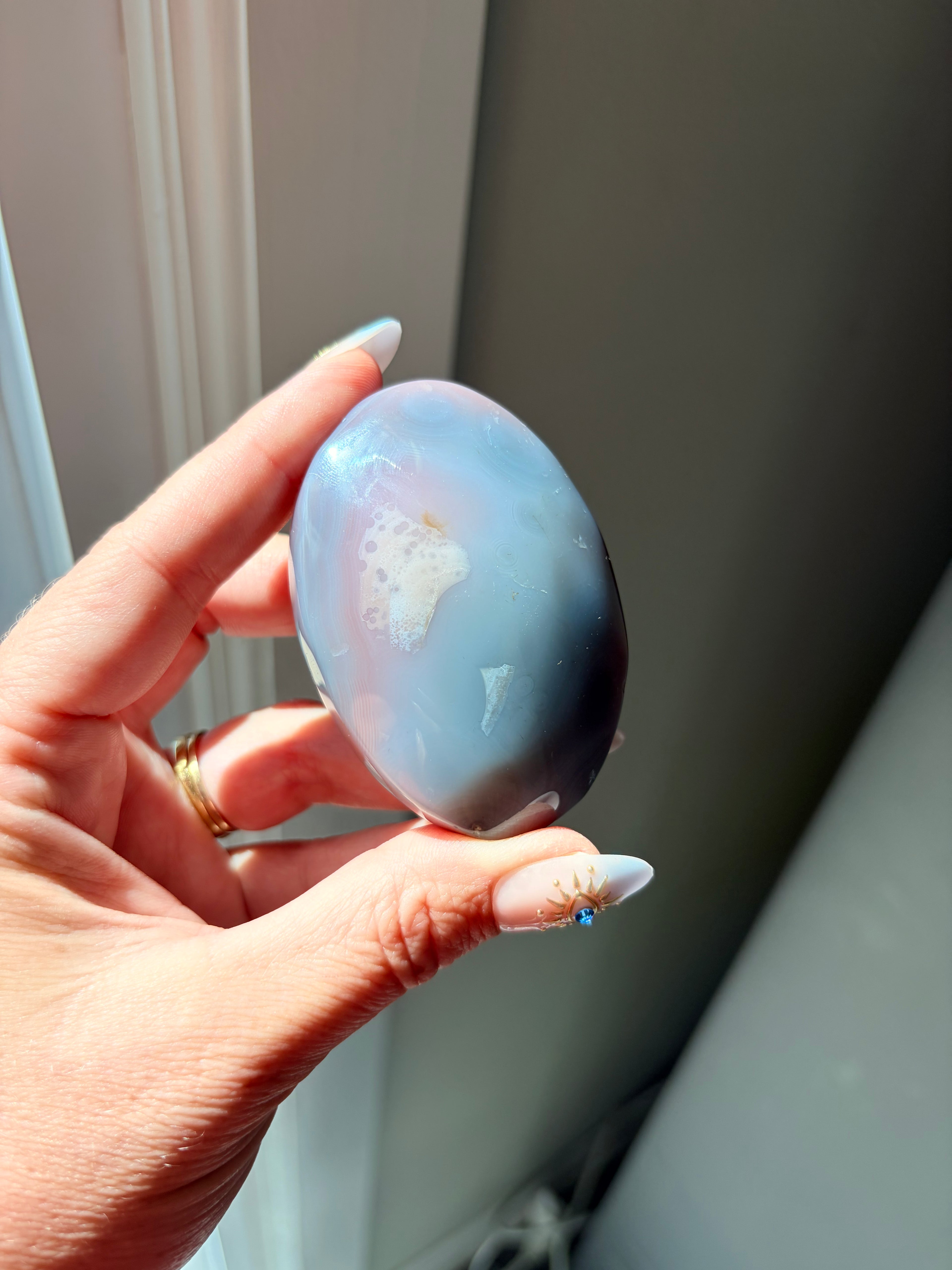 Swazi Agate Palm Stone