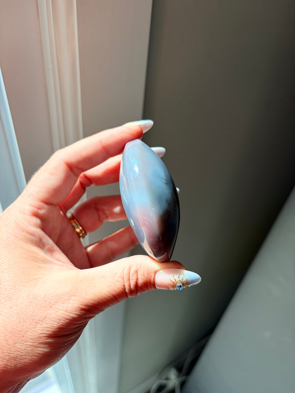 Swazi Agate Palm Stone