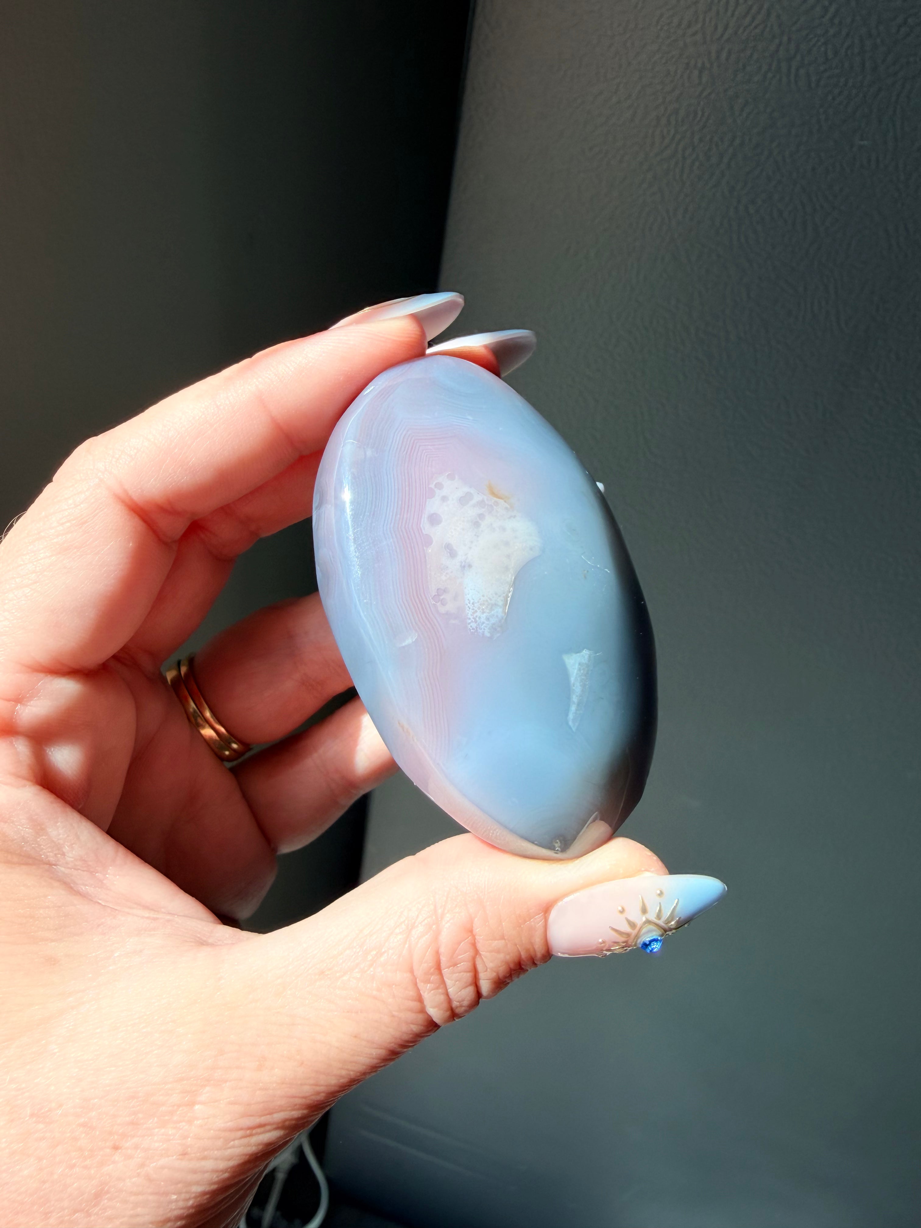 Swazi Agate Palm Stone