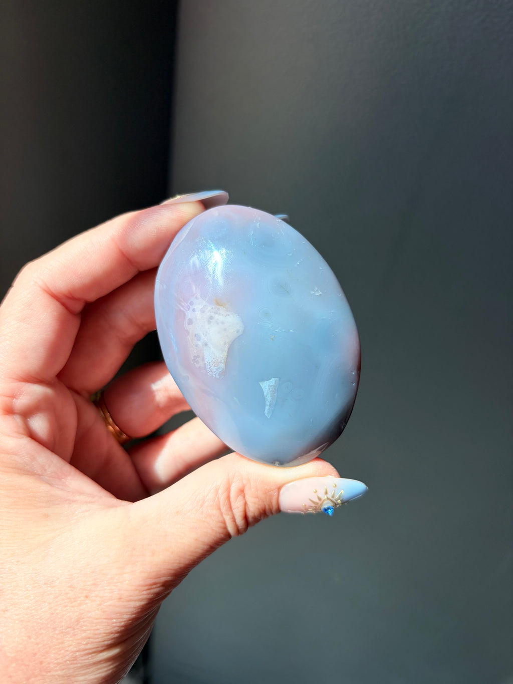 Swazi Agate Palm Stone