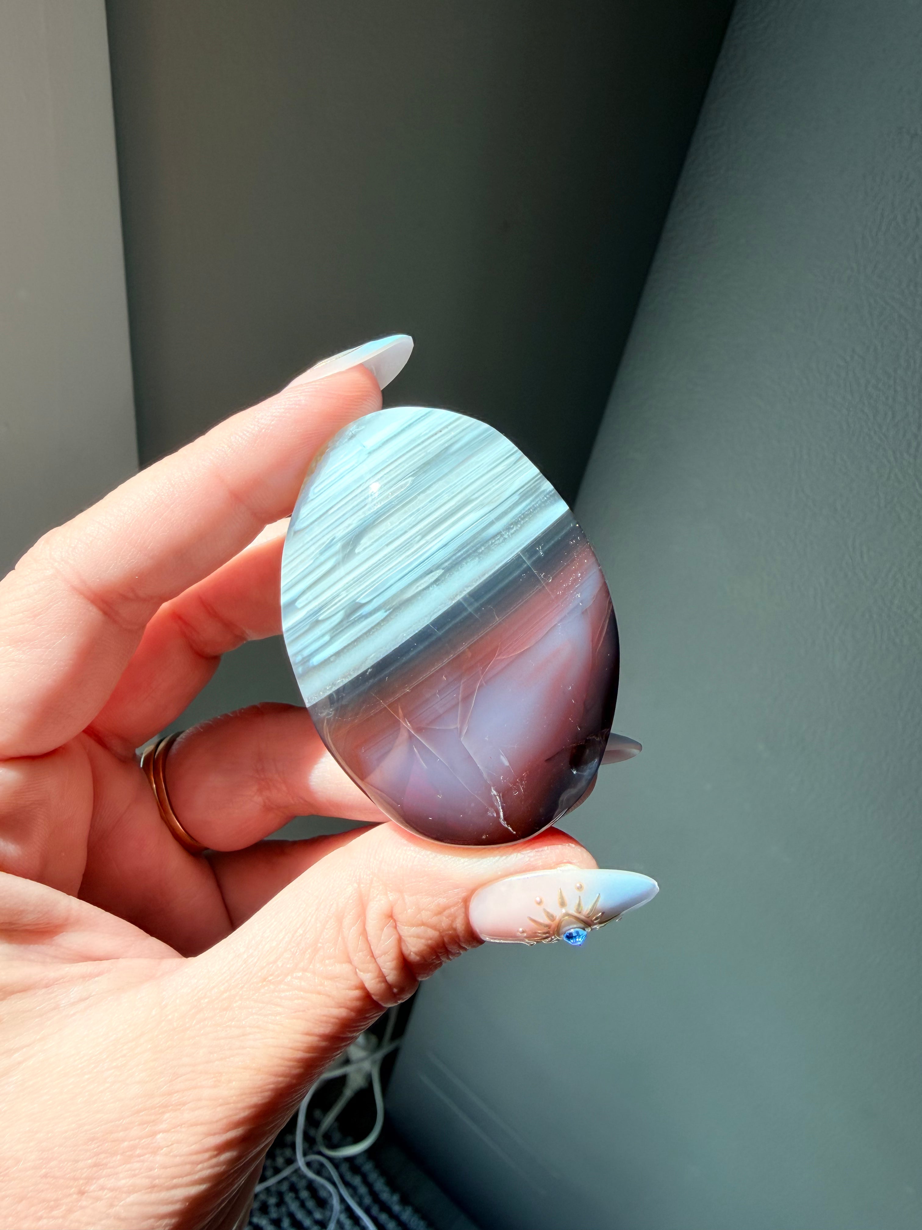 Swazi Agate Palm Stone