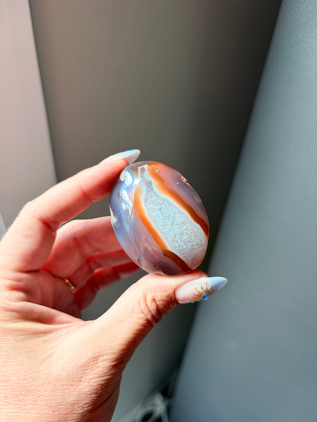 Swazi Agate Palm Stone