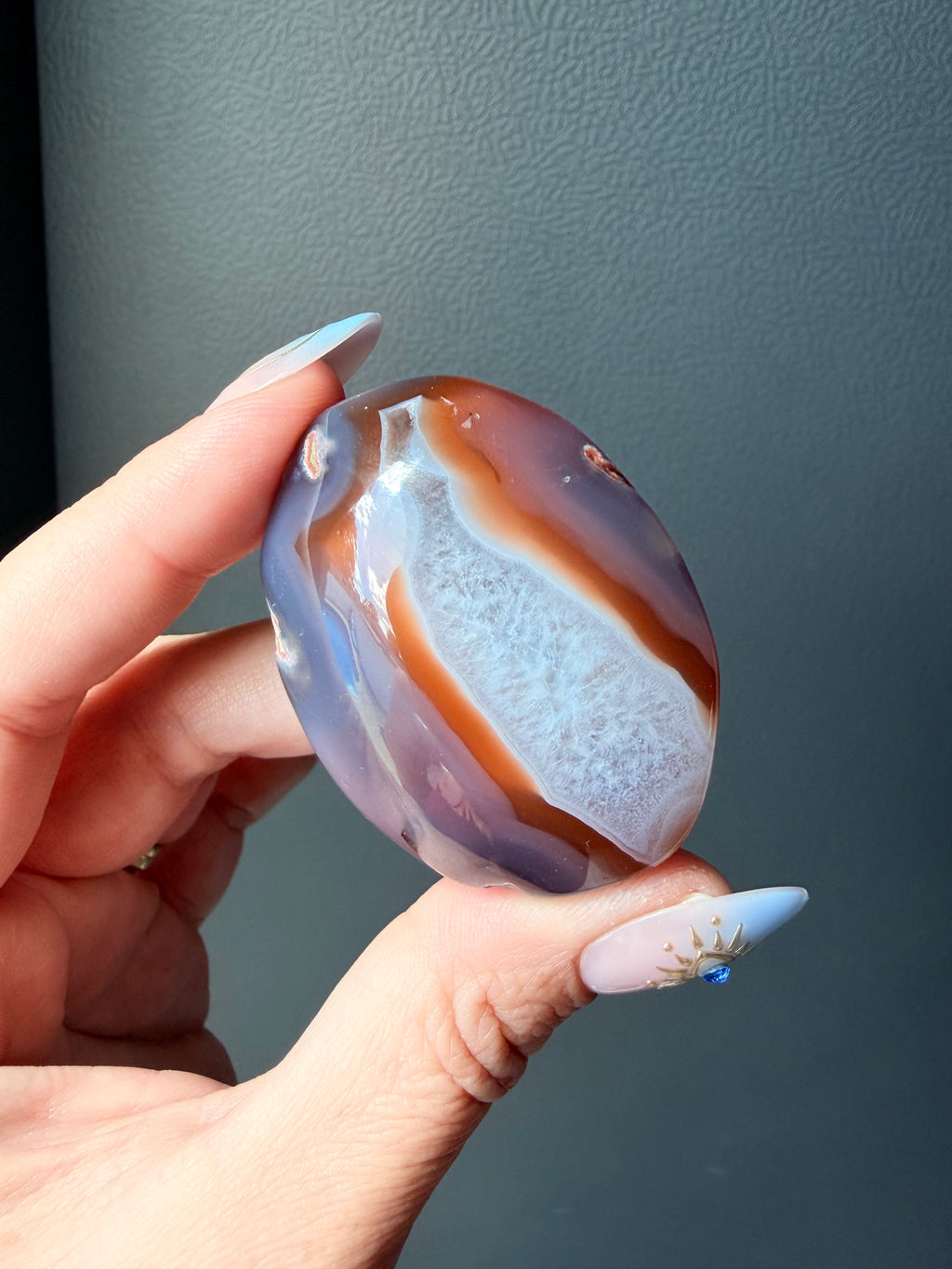 Swazi Agate Palm Stone