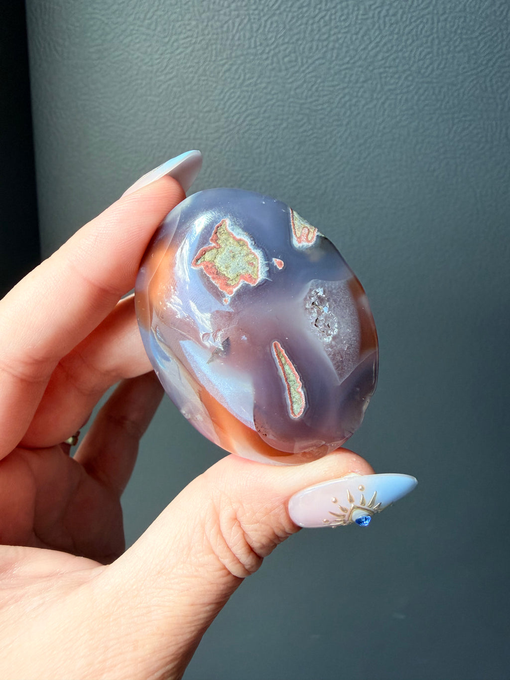 Swazi Agate Palm Stone
