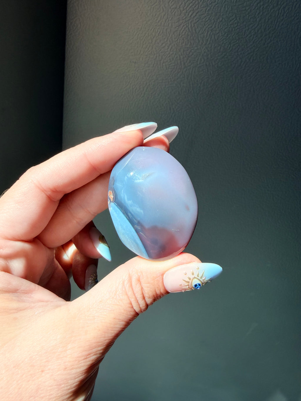 Swazi Agate Palm Stone