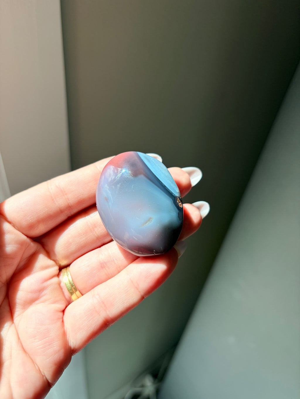 Swazi Agate Palm Stone