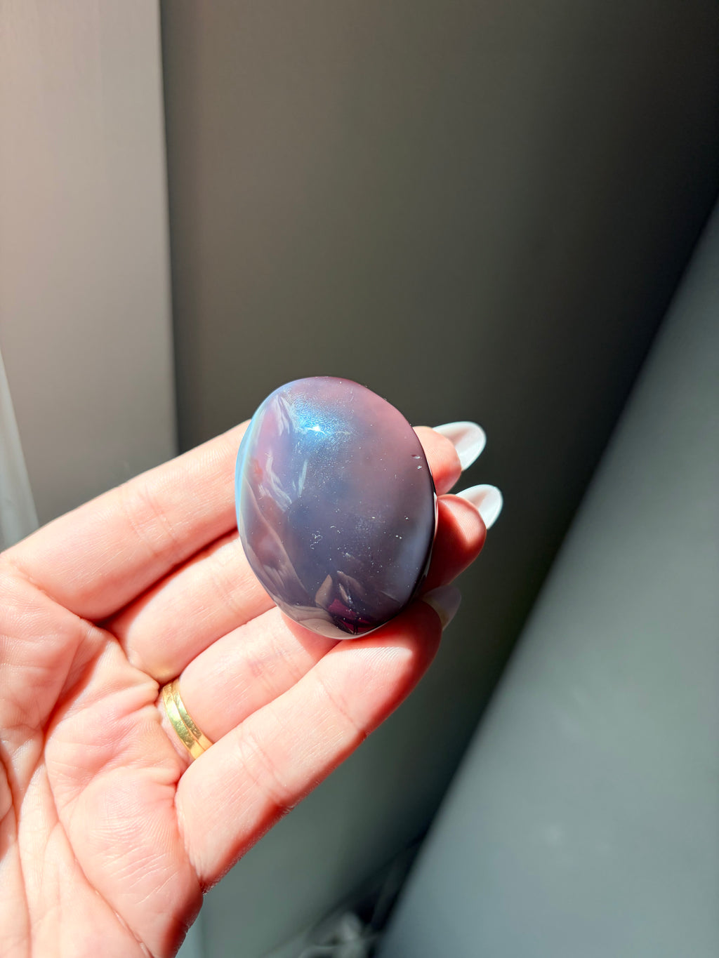 Swazi Agate Palm Stone
