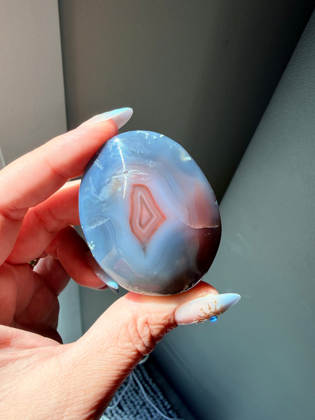 Swazi Agate Palm Stone