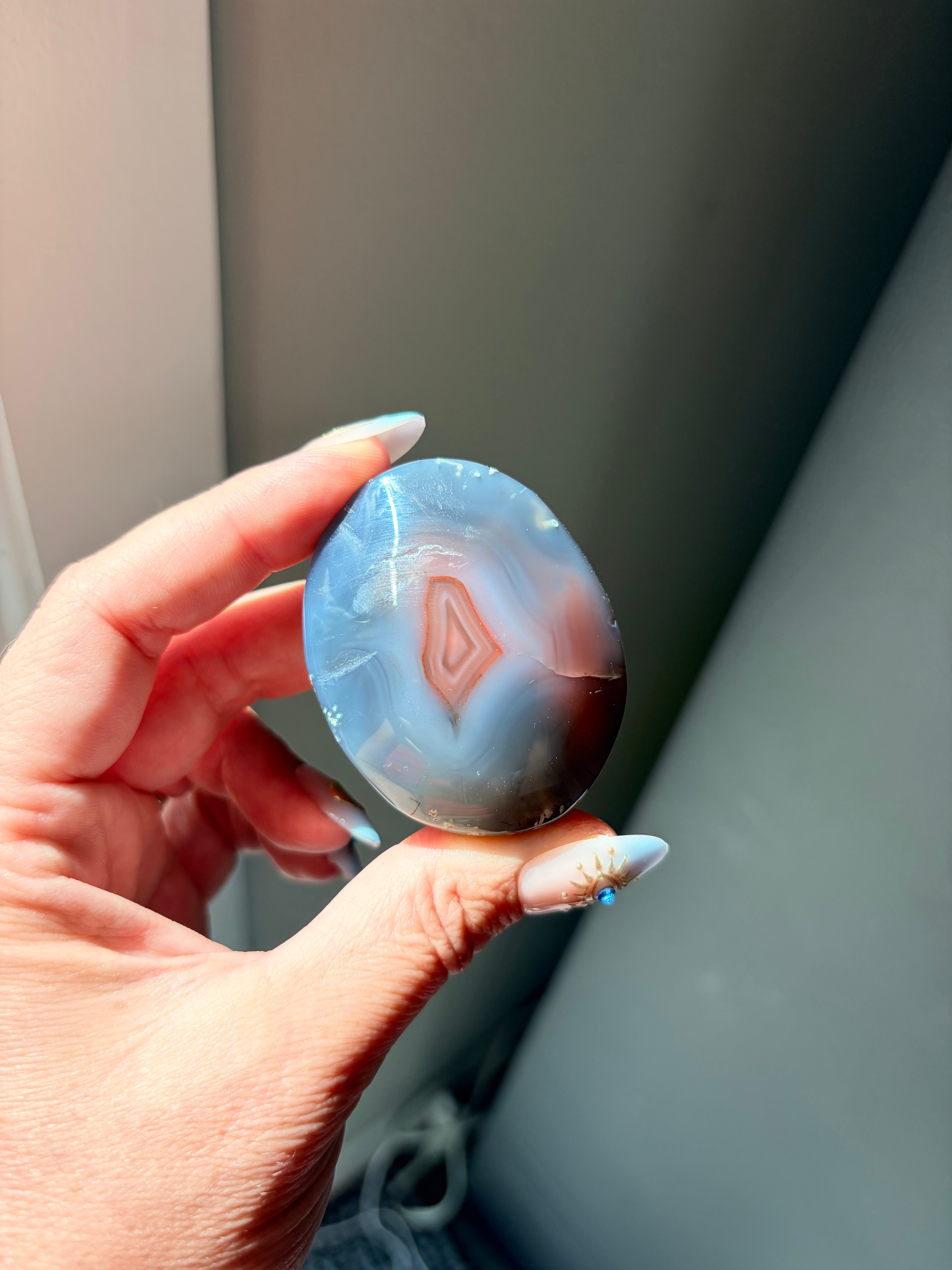 Swazi Agate Palm Stone