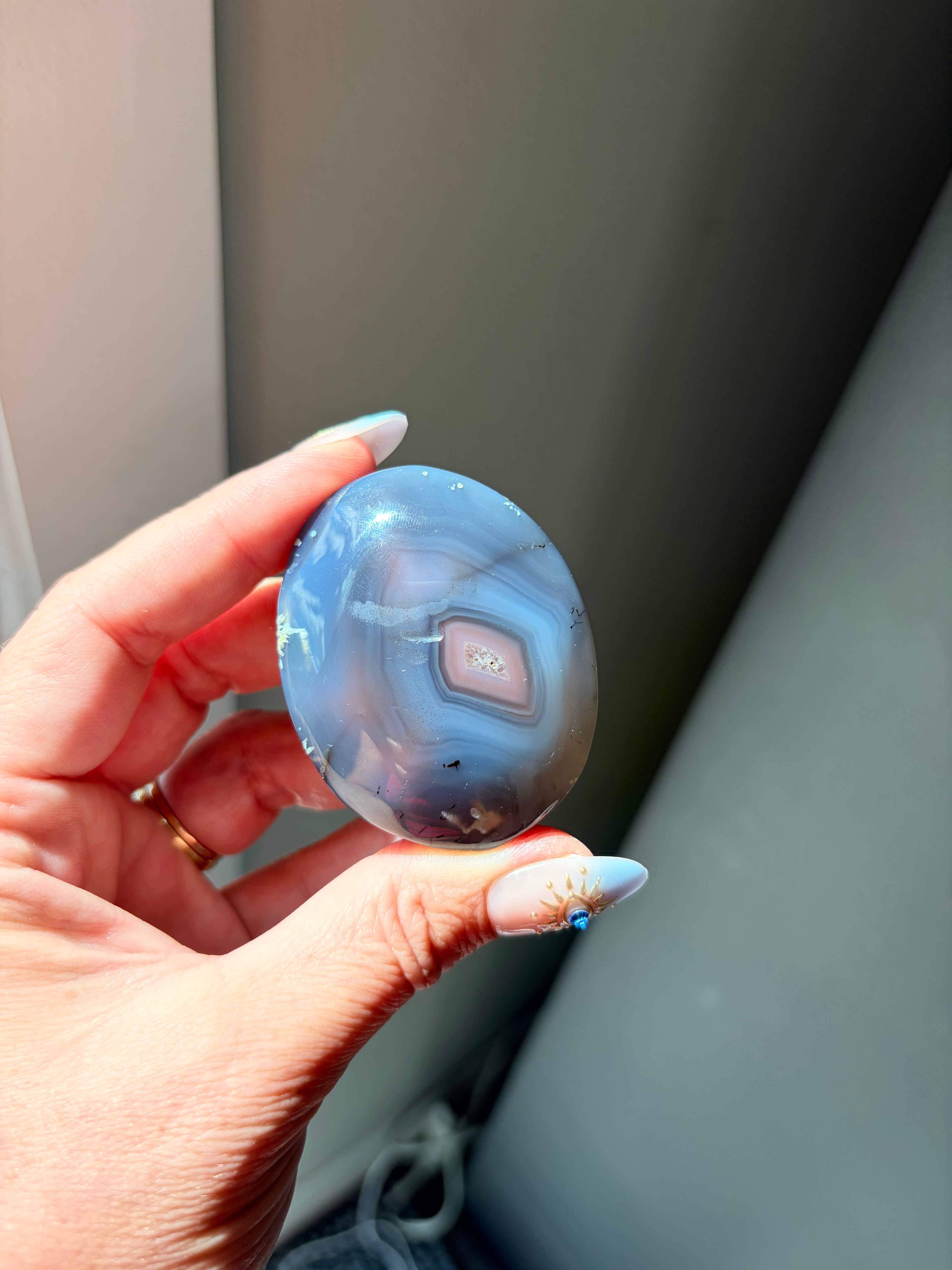 Swazi Agate Palm Stone