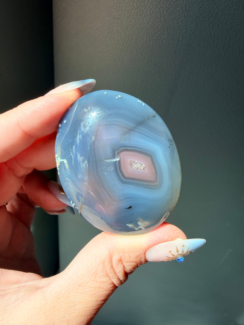 Swazi Agate Palm Stone