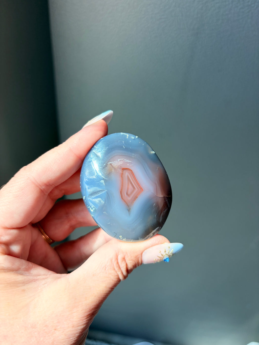 Swazi Agate Palm Stone