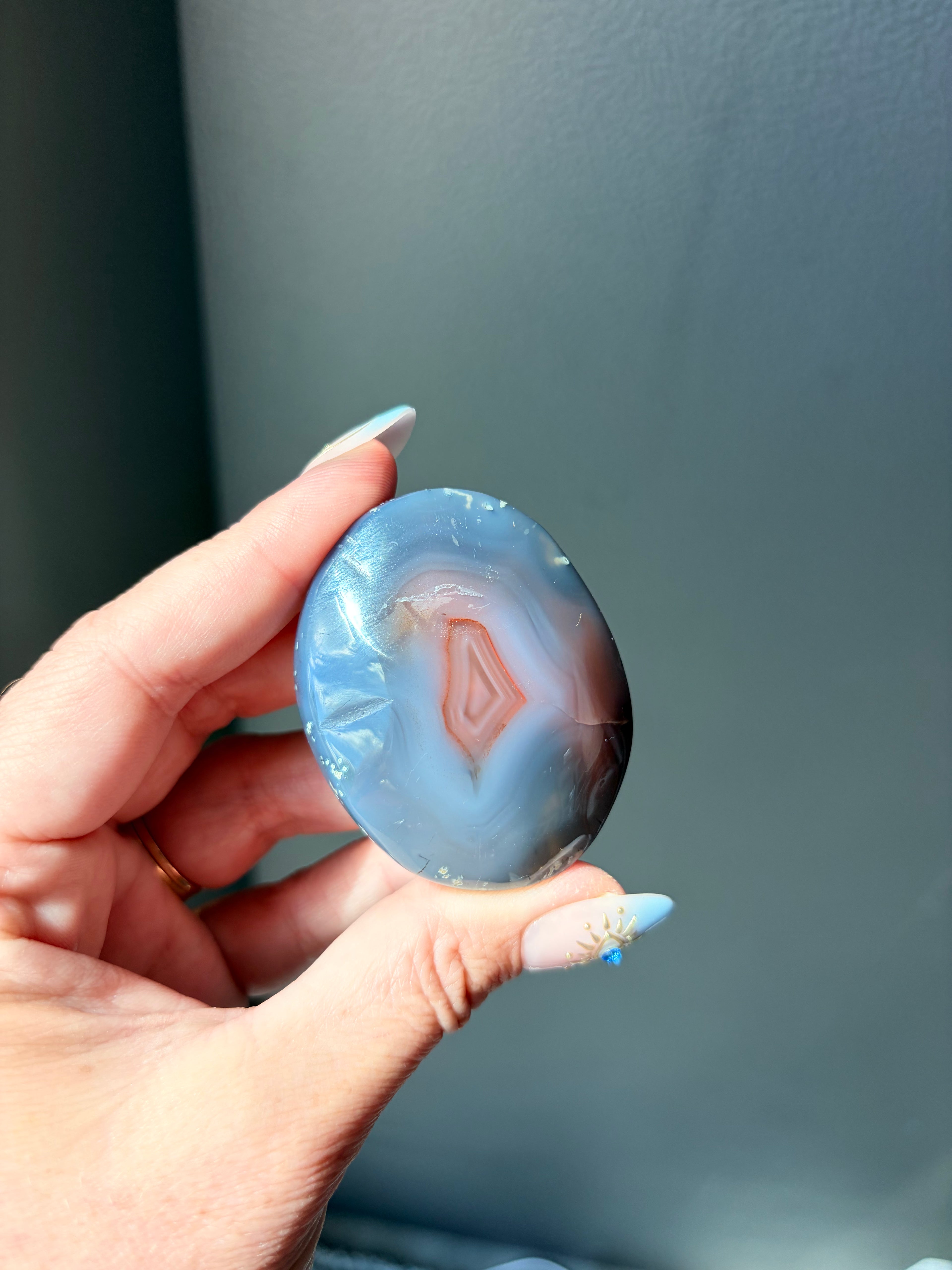 Swazi Agate Palm Stone