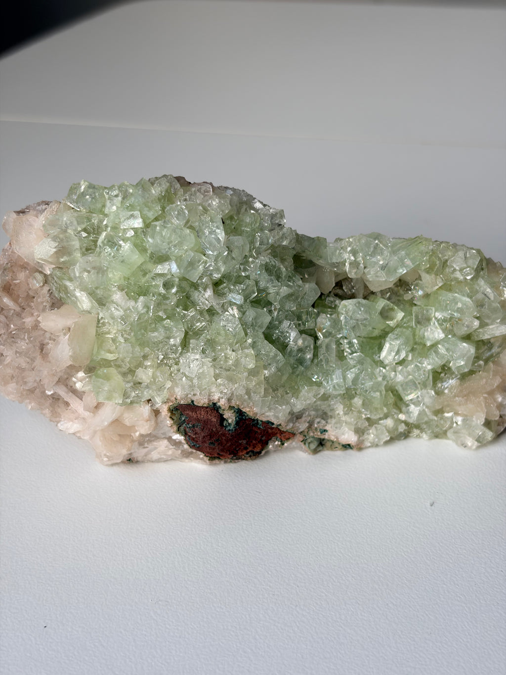 Raw Green Apophyllite Specimen
