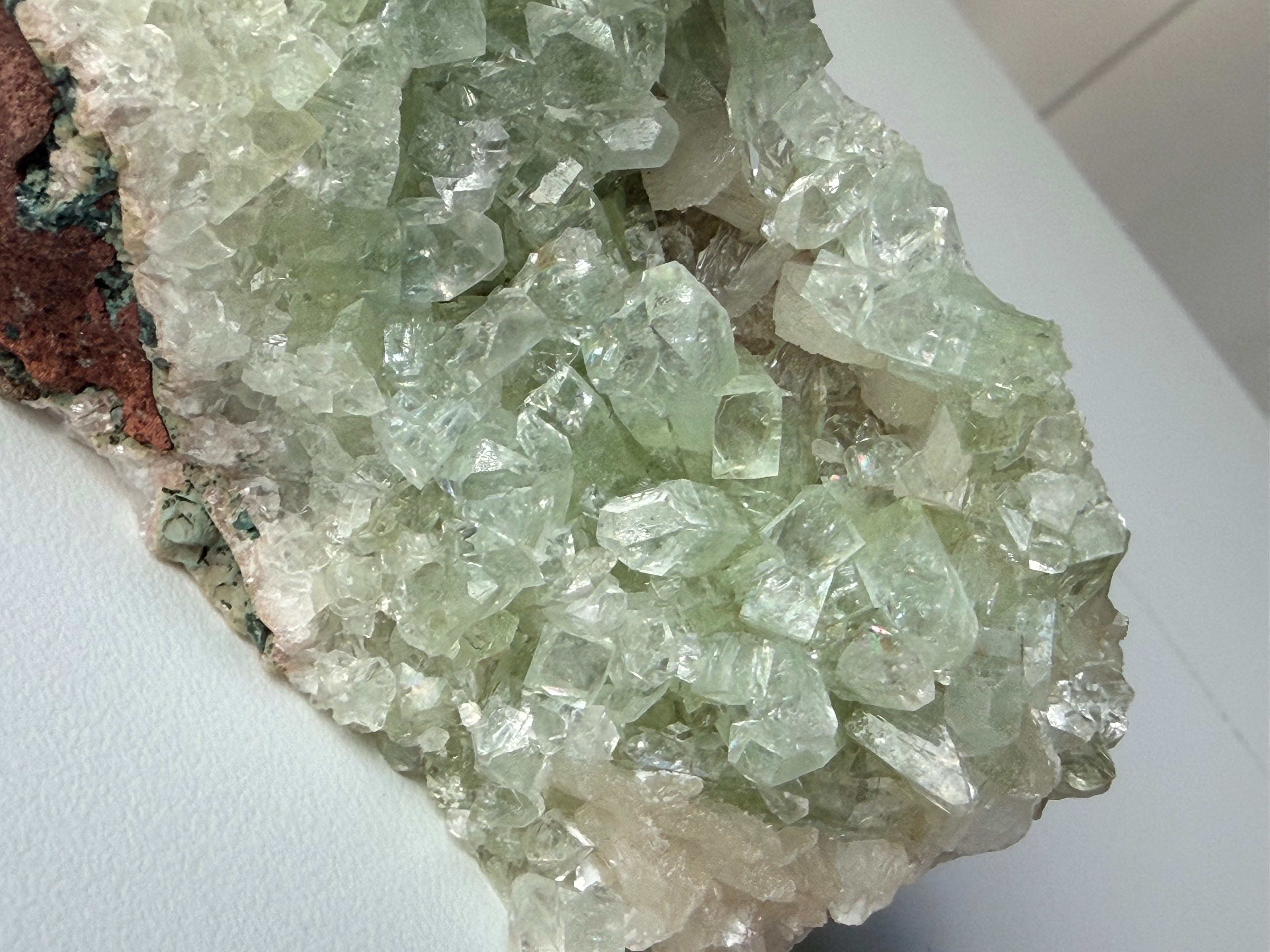 Raw Green Apophyllite Specimen