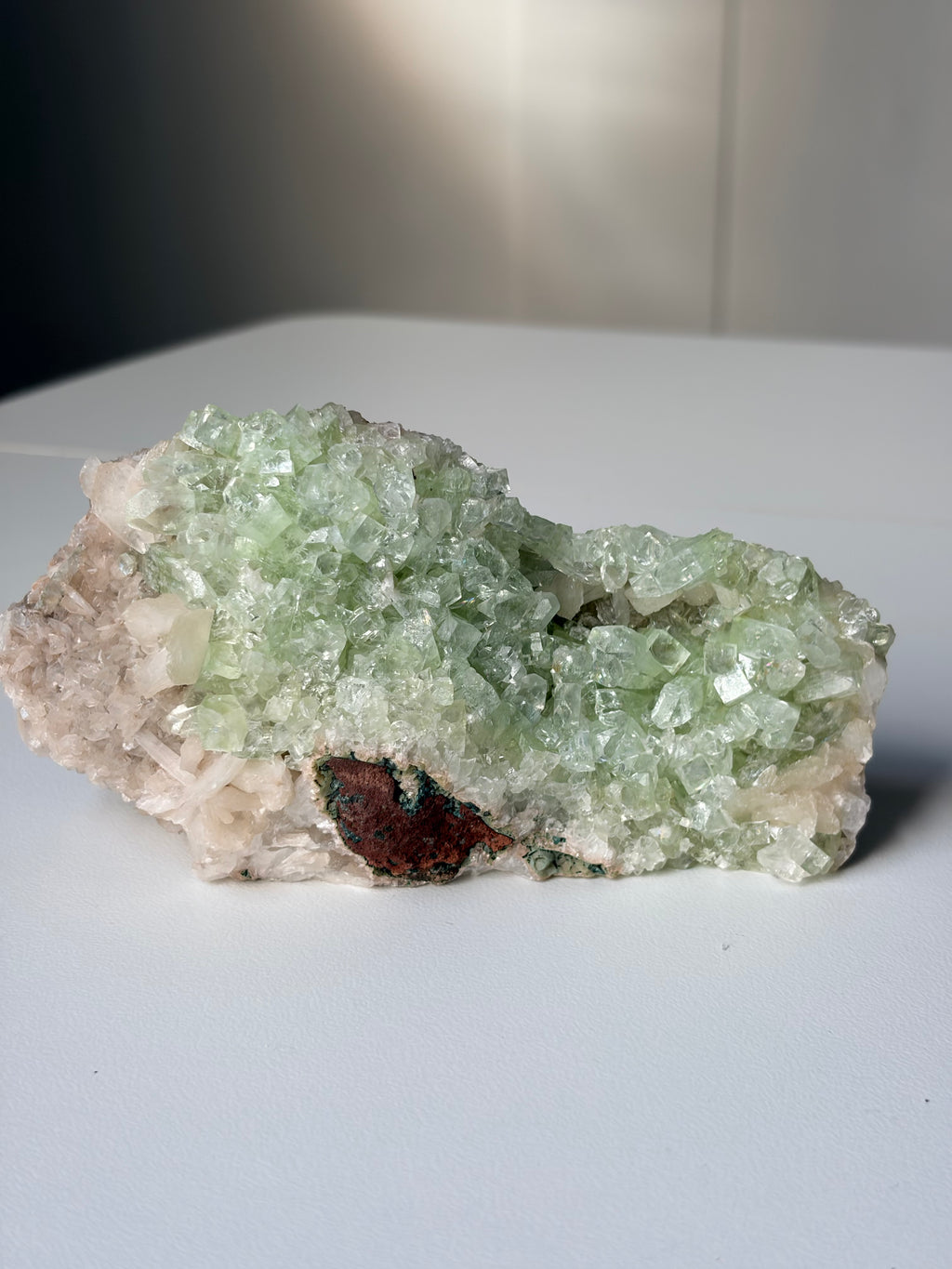 Raw Green Apophyllite Specimen