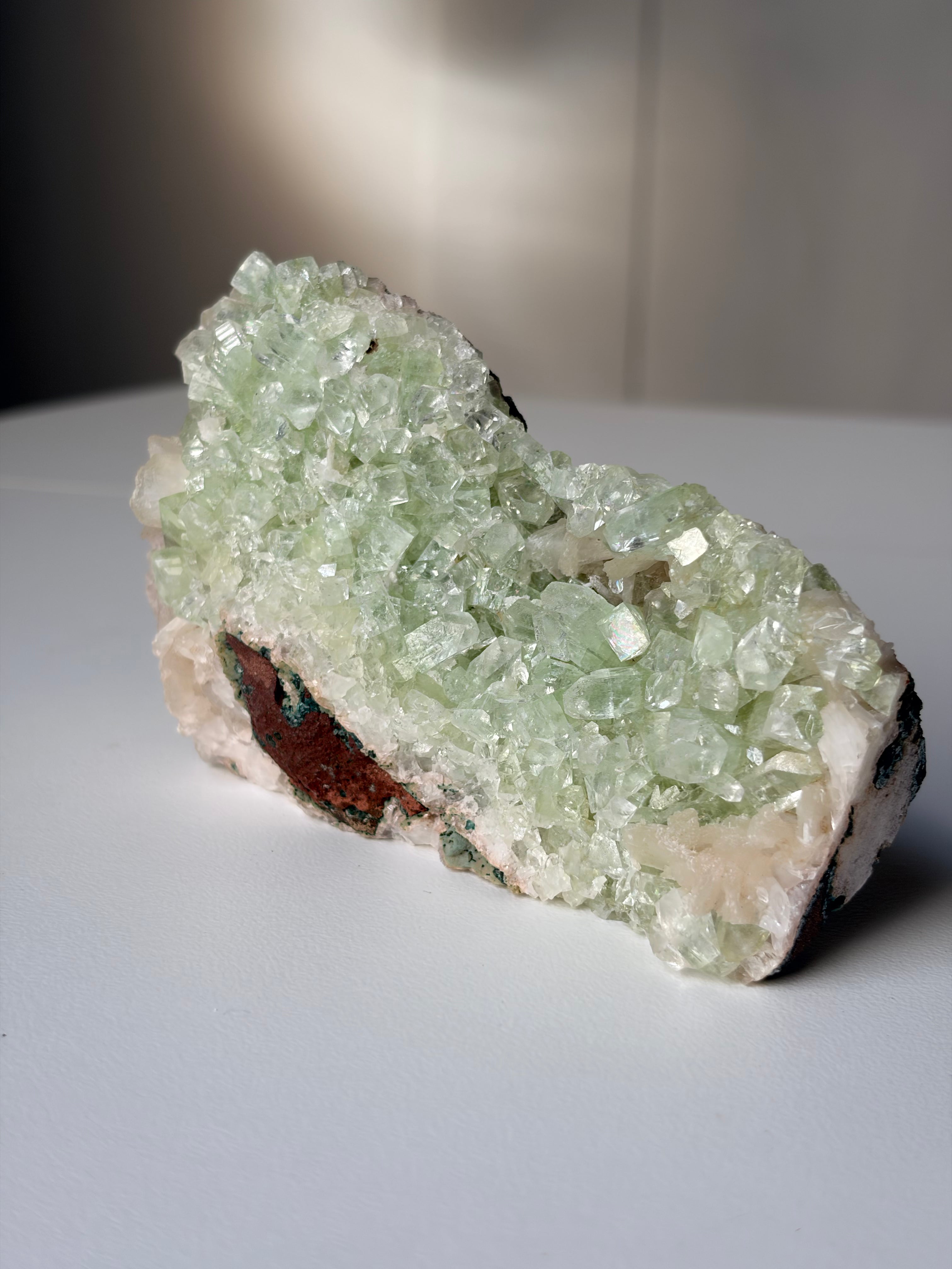 Raw Green Apophyllite Specimen