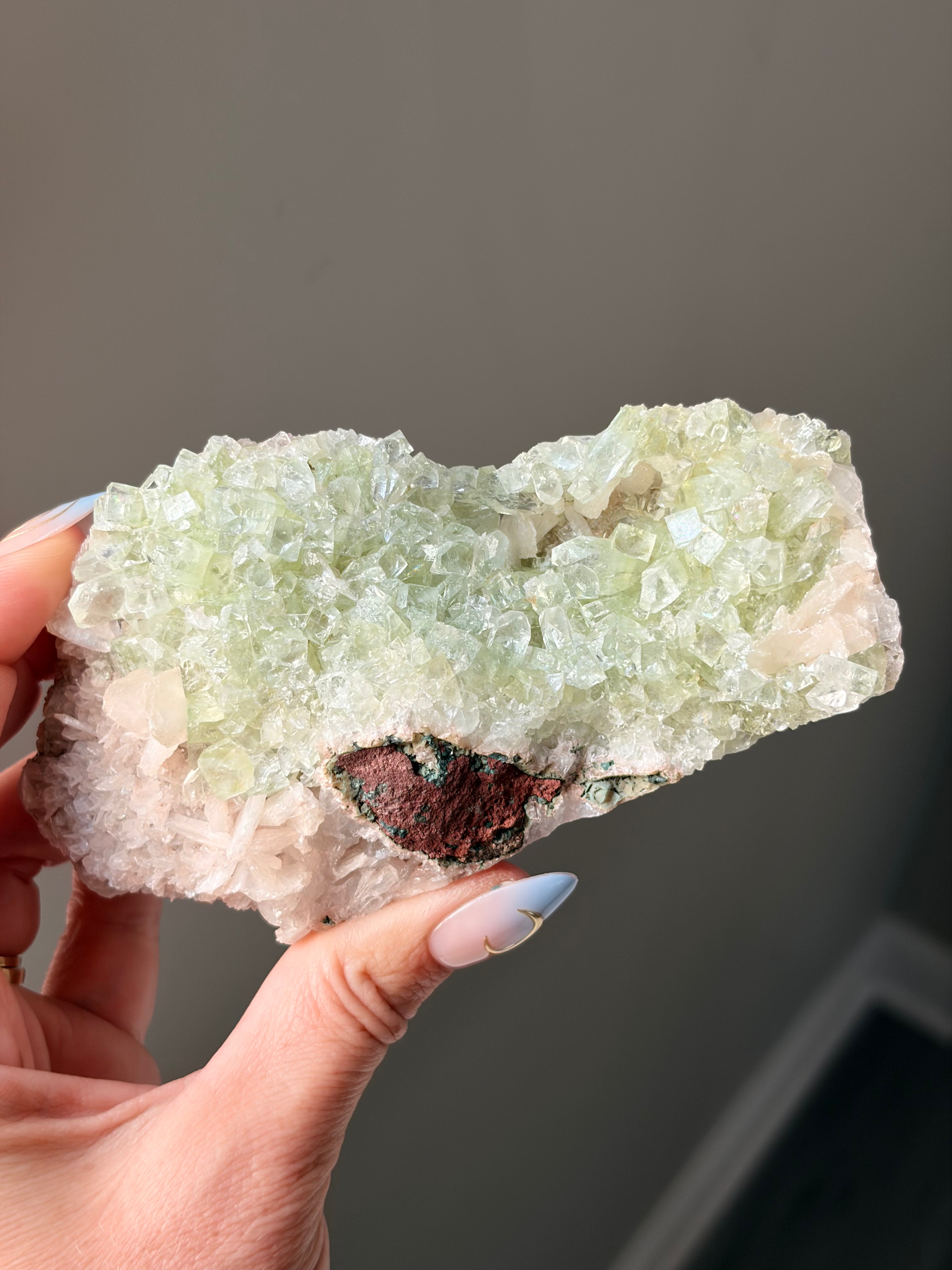 Raw Green Apophyllite Specimen