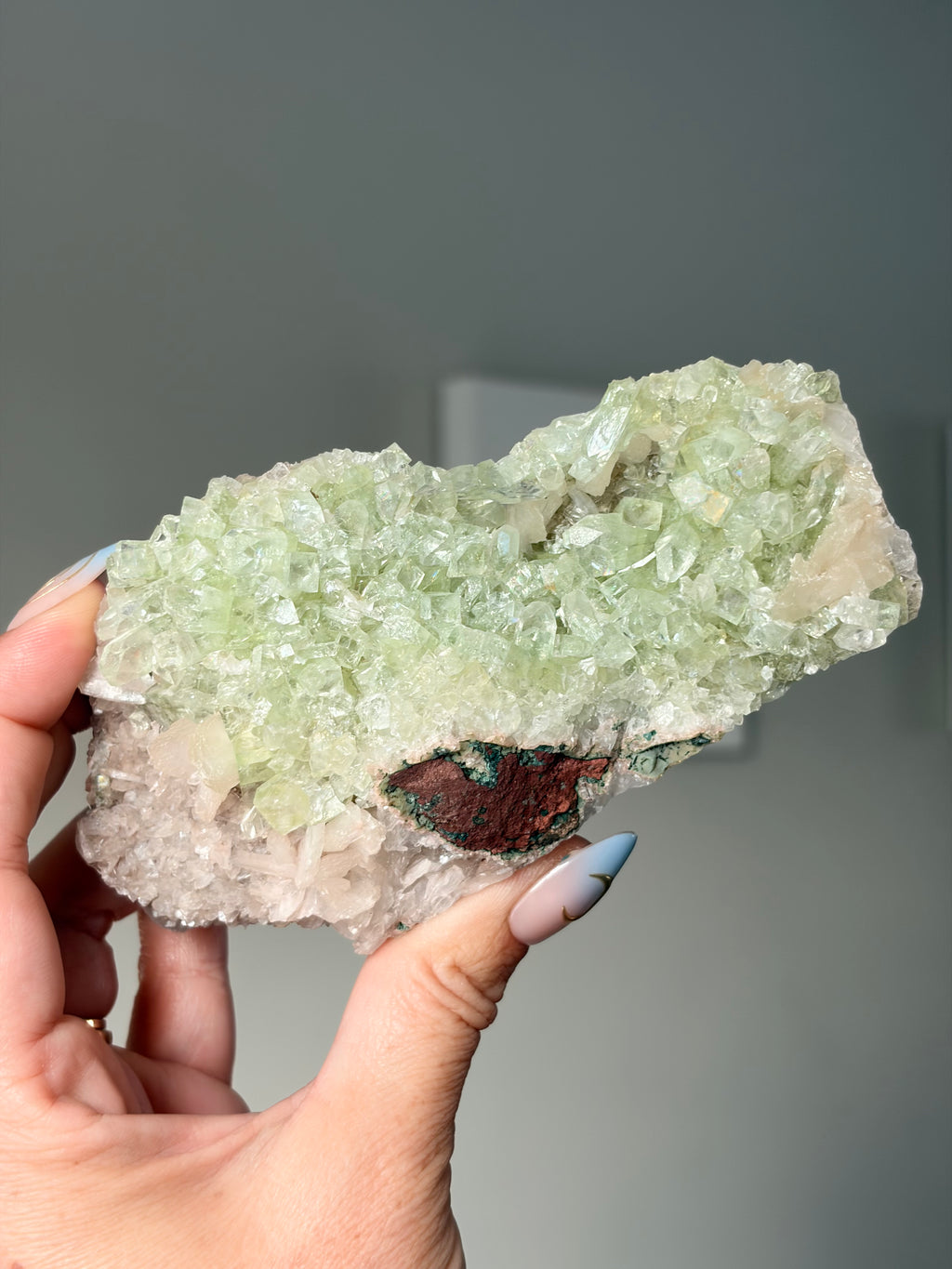 Raw Green Apophyllite Specimen